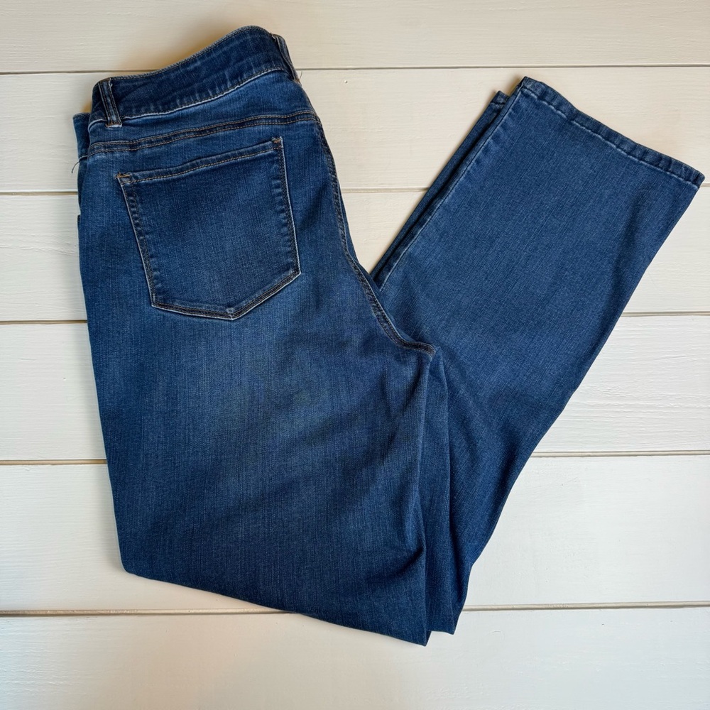 Westbound Blue Slimming Straight Leg Jeans Classic Style